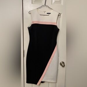 Tommy Hilfiger Navy & Pink Dress, size 8